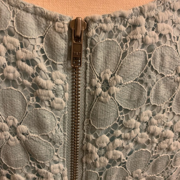 Loft mint green lace sleeveless dress sz 10 - Picture 5 of 6